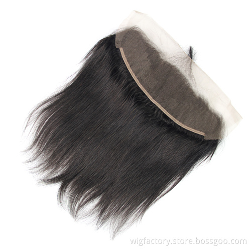 Matched hair bundles natural color 13x4 transparent lace front, pre plucked natural hairline transparent lace frontal